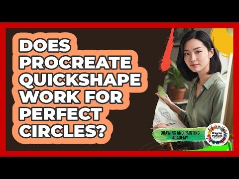 Does Procreate QuickShape Work For Perfect Circles? - Drawing and Painting Academy