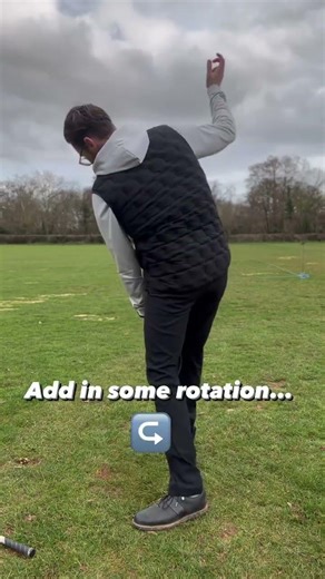 Learning to left bend, rotate, extend during backswing will help structure and tilts.