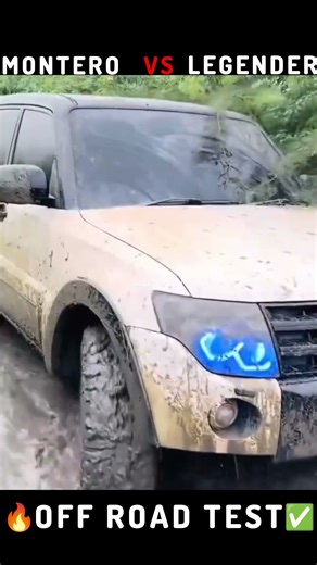 Mitsubishi Montero vs Toyota Fortuner Legender OFF ROAD TEST 🔥⚠️#shortvideo