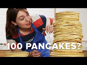 Can You Stack 100 Pancakes? • Tasty
