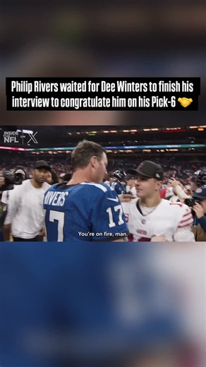 OurSF49ers || 49ers on Instagram: "#Colts QB Phillip Rivers was a class act to the #49ers after their game 🫡 Via: @nfl"
