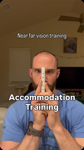 Near-far vision training helps maintain healthy eye function by keeping your focusing system (accommodation) flexible and responsive. When you regularly shift your gaze between close and distant targets, you’re strengthening the tiny ciliary muscles that control your eye’s lens. This reduces digital eye strain, supports clear vision across all distances, and helps prevent the stiffness that comes from too much screen time. Think of it as mobility work for your eyes, keeping them adaptable, coord