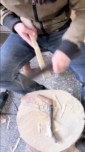 How to make a rice ladle from bamboo #rice #ladle #shorts