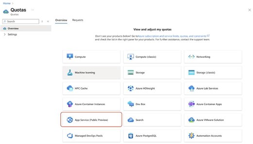 Microsoft Azure App Service Quota Self-Service Experience | Lakshan Umesh posted on the topic | LinkedIn