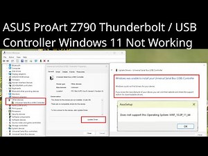 Universal Serial Bus (USB) Controller ASUS ProArt Windows 11 Pro
