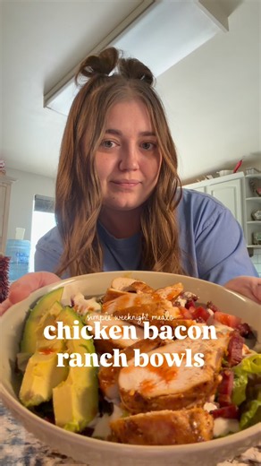 Chicken Bacon Ranch Bowls