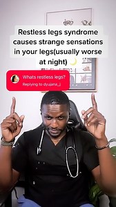 35K views · 16 reactions | Restless legs syndrome, or RLS for short,...