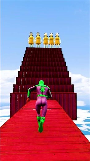 GTA 5 Epic Water Ragdolls | Spider-Man Jumps / Fails ep.16161 #shorts