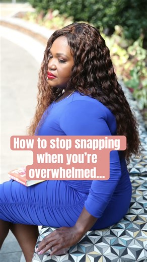 How to stop snapping when you feel overwhelmed. #burnoutrecovery #healingjourney #emotionaldetox