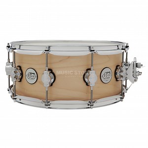 DW Design Series Maple Snare 6" x 14" (Natural Satin)  favorable bu...