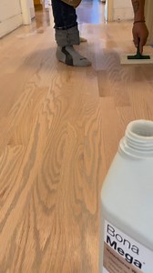 Bona Mega enhancing the natural beauty of these wood floors 👌 📸 Walnut Hardwood LLC | Bona US Professional