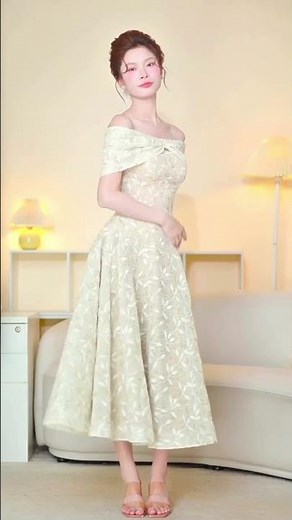 Glame Strapless Floral Organza Midi Dress Romantic Bridal – Timeless Sophistication