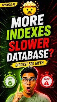 More Indexes Don't Always Make SQL Faster!