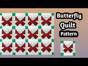 How to make beautiful butterfly quilt pattern cutting and stitching || faliya ki design