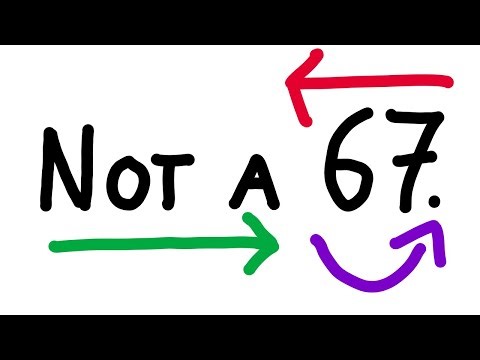 We write numbers backward.