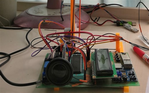 基于51单片机的国旗控制，自动控制升降旗功能演示