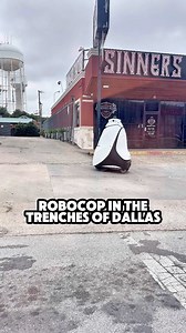To the robbers and crooks I got some rough news for you! This Dallas parking lot is protected by the latest and greatest in human innovation! AI powered, all seeing, never sleeping, microphone enabled and 4K 360° vision and motion detection with night vision! It can call the cops instantly if you wanna mess around and find out! #Dallas #Police #Robot #Security #RoboCop #AI | Jared Guynes