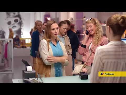 Witzige Postbank Werbung: Per Smartphone bezahlen