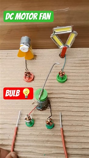 LED Bulb vs DC Motor Fan