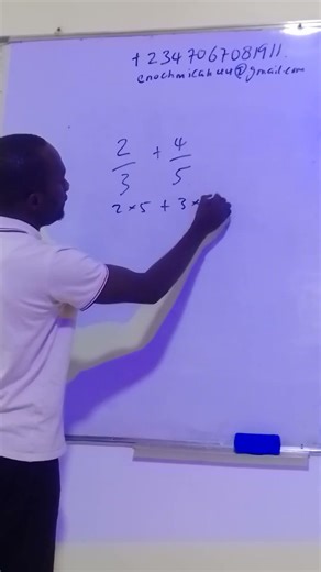 Easier way of adding two fractions.