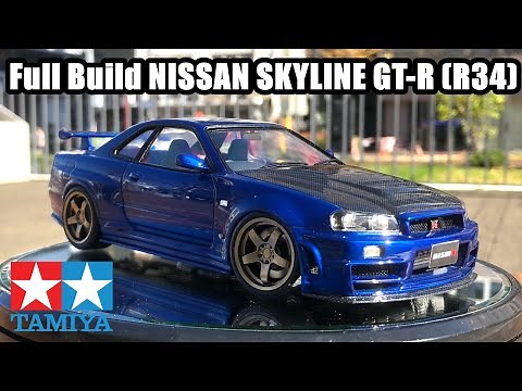 Full build Nissan Skyline GT-R (R34) nismo Z-tune TAMIYA 1/24 model car