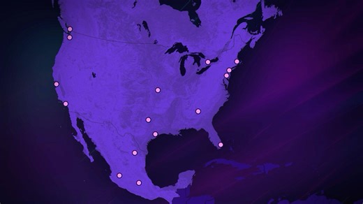 Animated map: Venues for the 2026 World Cup