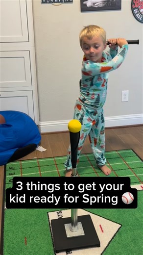 Kristy | Baseball Mom on Instagram: "3 things to do now to get your kid ready for spring baseball ⚾️ Spring season is coming fast. If your child plays youth baseball, these three simple habits help build strong fundamentals before games start. 1️⃣ Train with the Rope Bat to improve swing path and barrel control 2️⃣ Use rings for footwork to build balance, timing, and consistent mechanics 3️⃣ Play catch regularly to build arm strength, confidence, and consistency These at-home baseball drills hel