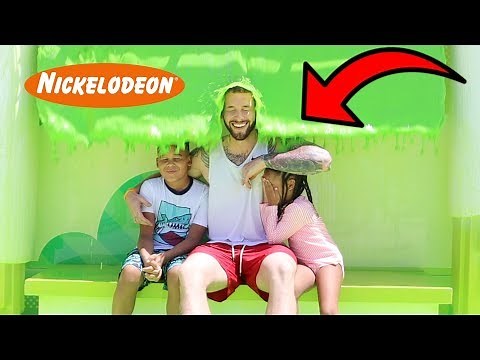FamousTubeKIDS Get SLIMED at Nickelodeon!