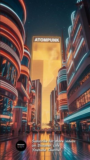🚀 Journey Into the Unreal Atompunk Futuristic City