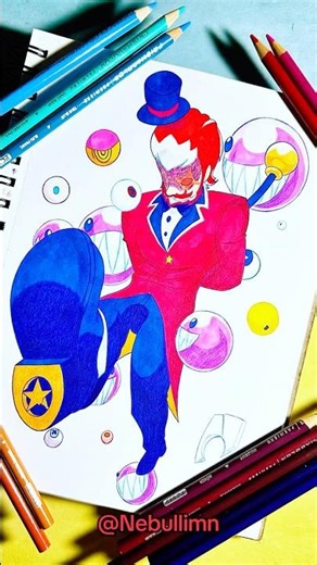 Drawing TADC EP. 8 CAINE in my ART STYLE (p. 2) #shorts #art #digitalcircus #tadc #caine #tadccaine