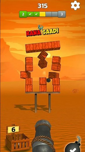 Cannon Balls 3D: Tower Crash - INSANE Tower Level 2 #games #gaming #gameplay