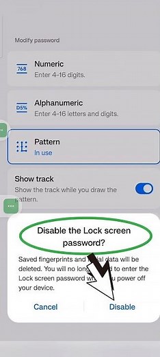 disable the lock screen password | disable the lock screen pattern | remove lock screen password