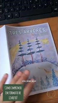 Como imprimir em formato de livreto. Ideal para e-books.