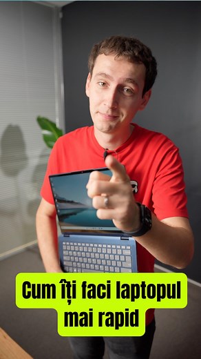 Cristian Florea on Instagram: "Cum îți faci laptopul sau PC-ul cu Windows să se miște mai rapid "