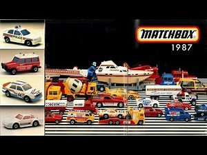 Matchbox presentation of all models from 1987. Diecast models. Which toy do you have?