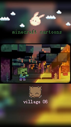 06ultimate Minecraft cartoon #minecraft #villager #cartoo #mc #steve #mineraftpvp