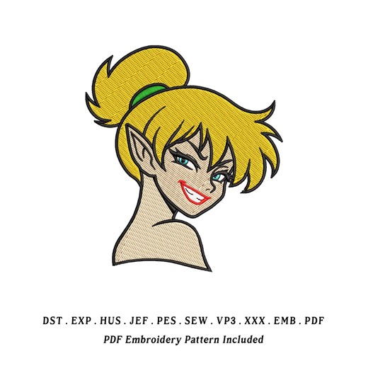 Fairy Portrait Embroidery Designs, EMB Included – Instant Download - Etsy