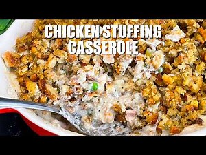Chicken Stuffing Casserole