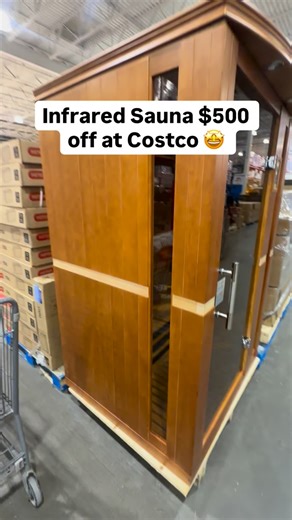 Infrared Sauna $500 off at Costco 🤩 Two person capacity with 6 heating panels and bluetooth and MP3 auxiliary connection with 2 built-in speakers! #sauna #infraredsauna #costcofindsca #deals #costcocanada | costcofindsca