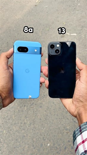 Google Pixel 8a Vs iPhone 13 | Camera Zoom Test! #shorts