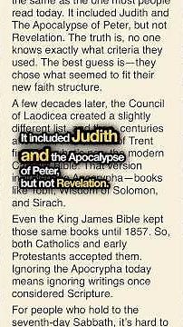 Untold Story of Biblical Canon: How Scriptures Were Really Chosen