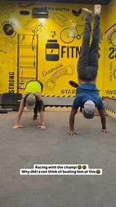 Post workout shenanigans 😁😍🤸🏻‍♂️ with @shadow_of_calisthenics | That Fit Mum