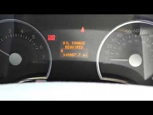 Resetting the service light on the Ford Explorer MK4.