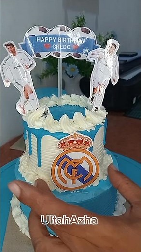 tutorial dekorasi cake Cristiano Ronaldo ❤‼️#tutorialdekorasicake #shorts #cake