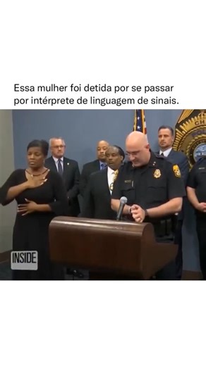 Em 2017, um episódio inusitado chamou a atenção da imprensa e da comunidade surda nos Estados Unidos. Durante uma coletiva de imprensa em Tampa, Flórida, que anunciava a prisão de um suspeito de assassinatos em série, uma mulher chamada Derlyn Roberts apareceu ao lado das autoridades e começou a “traduzir” o pronunciamento para a linguagem gestual americana (ASL). No entanto, o que ela fez não tinha qualquer significado real. Roberts, que não era intérprete certificada, executou sinais aleatório