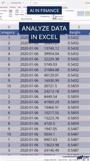 📊 AI-Powered Data Analysis in Excel | Unlock Insights in Seconds! Did you know AI can supercharge your Excel data analysis? In this quick breakdown, we show you how AI simplifies data analysis in Excel, making insights faster and easier than ever! What you’ll learn in 60 seconds: ✅ How AI enhances data interpretation ✅ Faster, smarter decision-making with AI tools ✅ Practical Excel AI applications for finance & business Level up your data skills and make better decisions with AI-powered Excel t