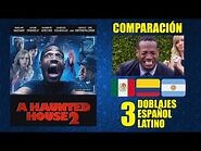 Inactividad Paranormal 2 -2014- Comparación de 3 Doblajes Latinos - Original y Redoblajes