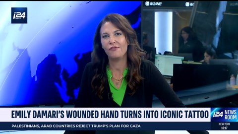 Emily Damari's wounded hand turns into iconic tattoo