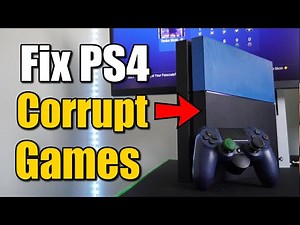 How to Fix Corrupted Game Data on PS4 (Rebuild Database)