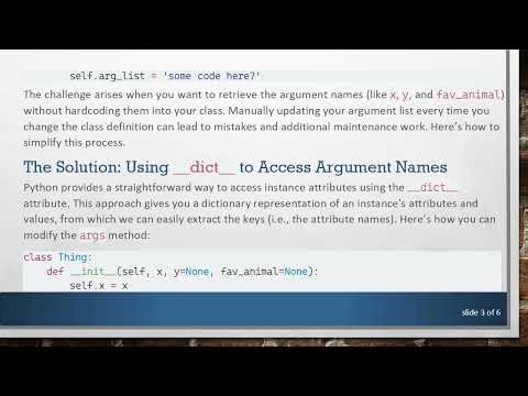 How to Obtain Argument Names for a Class in Python Automatically